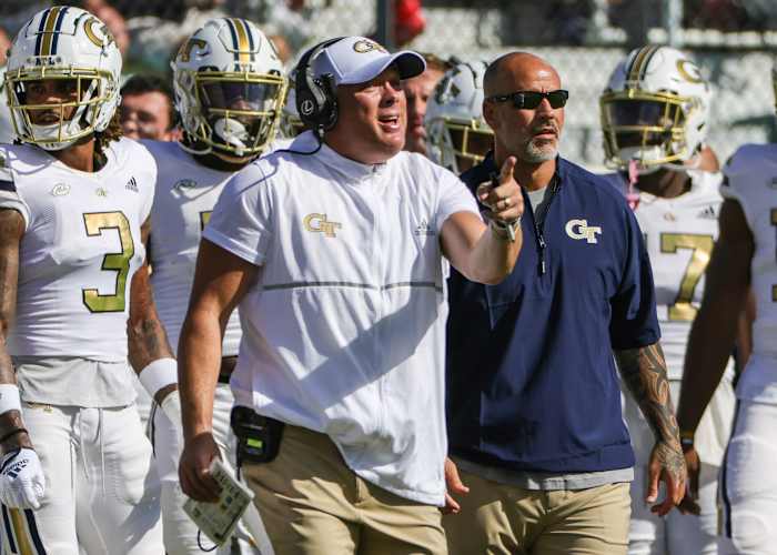 Georgia Tech head coach Geoff Collins vs UCF